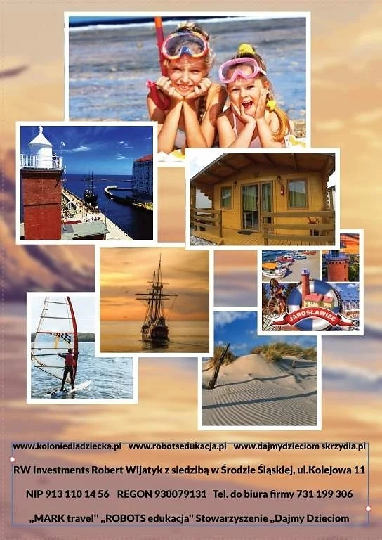 Kolaż zdjęć podróży i zwiedzania w ofercie MARK travel Club